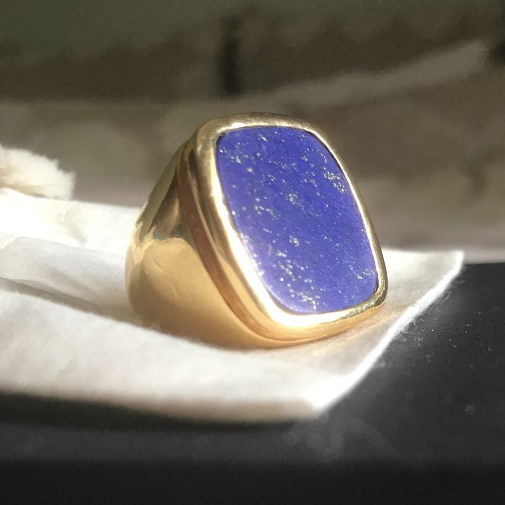 CELINE LAPIS LAZULI RING